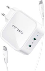 RAVPower USB C Ladegerät PD 90W USB C für 39,99€ statt PVG Idealo 54,99€ @amazon