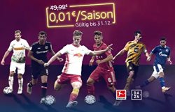 Eurosportplayer für 1 Cent/Jahr statt 49,99 € u.a. mit Live Bundesliga @Amazon Video Channel