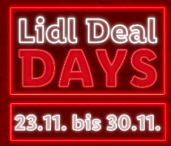 LIDl Deal Days + Gutschein für kostenlosen Versand auf alles ab 59 Euro MBW