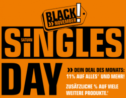 Singles Day Deals mit 11% Rabatt auf fast alles im Saturn