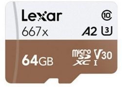 Saturn, Mediamarkt und Ebay: LEXAR High-Performance 667x UHS-I U3 Micro-SDXC Speicherkarte 64 GB für nur 7,99 Euro statt 18,99 Euro bei Idealo