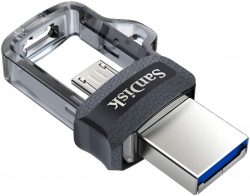 SanDisk Ultra Dual USB-Laufwerk m3.0 Smartphone Speicher 128 GB für 9,90€ (PRIME) statt PVG Idealo 12,89€ @amazon