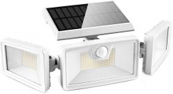 Amazon: Otdair 188 LED Outdoor Solarlampe mit Bewegungsmelder mit Gutschein für nur 14,99 Euro statt 29,99 Euro