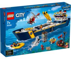 LEGO 60266 Meeresforschungsschiff Bausatz, Mehrfarbig für 87,00€ statt PVG  laut Idealo 96,85€ @mediamarkt