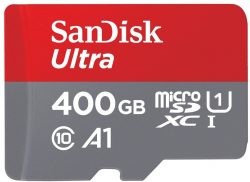 Amazon – SanDisk Ultra 400 GB microSDXC Speicherkarte + SD-Adapter für 38,90€ (47,89€ PVG)