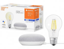 LEDVANCE Starter Kit Smart Home mit Google Home Mini + Filament Leuchtmittel für 19,99 € (40,40 € Idealo) @eBay