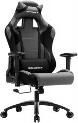 SONGMICS RCG02G Gaming Stuhl mit hoher Rückenlehne, verstellbaren Kopfkissen und Lendenkissen für 148,99 € (185,63 € Idealo) @Amazon