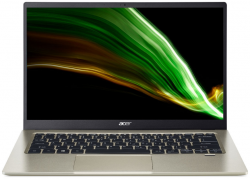 Acer Swift 1 (SF114-34-P8ME) 14 Zoll Full-HD IPS, Gold ,Pentium N6000, 4GB DDR4, 128GB SSD für 306 € (365 € Idealo) @Notebooksbilliger