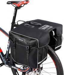 Amazon: UBORSE Doppelte Fahrrad Gepäckträgertaschen 30L mit Gutschein für nur 21,59 Euro statt 35,99 Euro