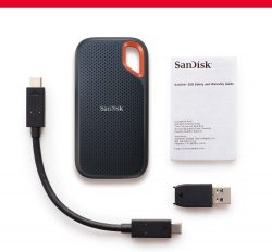 SanDisk Extreme Portable SSD 1 TB externe SSD für 109,99€ statt PVG  laut Idealo 138,92€ @amazon