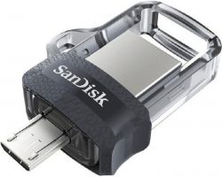 SanDisk Ultra Dual USB-Laufwerk m3.0 Smartphone Speicher 32 GB für 4,90 € (10,28 € Idealo) @Amazon