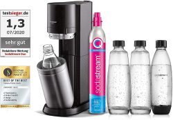 SodaStream Wassersprudler DUO mit CO2-Zylinder, 2x 1L Glasflasche und 2x 1L Kunststoff-Flasche für 109,99 € (142,94 € Idealo) @Amazon