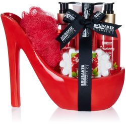 Amazon: BRUBAKER Cosmetics Luxus Cranberry 6-teiliges Beauty Geschenkset in Stiletto für nur 23,99 Euro statt 33,98 Euro bei Idealo
