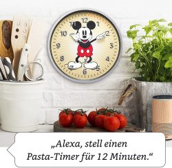 Echo Wall Clock – Disney-Micky-Maus-Sonderedition durch Gutscheincode für 37,49 € statt 49,99 € @Amazon
