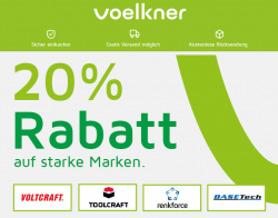 Voelkner: 20% Rabatt auf Werkzeugmarken mit Gutschein ohne MBW wie z.B. TOOLCRAFT HT02183 820952 Bit-Set 75teilig für nur 27,99 Euro statt 44 Euro bei...