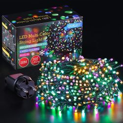 Amazon: Elktry 200 LED 20 Meter Farb-Lichterkette für innen und außen mit Gutschein für nur 16,49 Euro statt 32,99 Euro