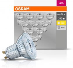 Amazon: Osram Base PAR16 LED-Reflektorlampen mit GU10-Sockel, 4.3 W 10 Stück für nur 11,99 Euro statt 21,70 Euro bei Idealo