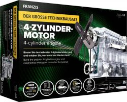 Franzis: Franzis Der große Technikbausatz 4-Zylinder-Motor für nur 49,95 Euro statt 70,96 Euro bei Idealo
