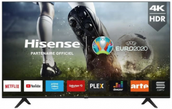 Hisense 43AE7000F 108cm (43 Zoll) 4K Ultra HD, HDR, Triple Tuner, Bluetooth, Alexa Smart TV für 289 € (330 € Idealo) @Amazon