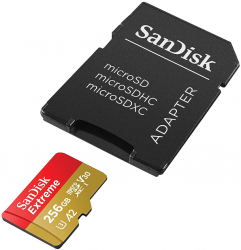 SanDisk Extreme microSDXC UHS-I Speicherkarte 256 GB + Adapter für 31,99 € (47,98 € Idealo) @Amazon