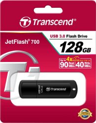 Transcend JetFlash 700 128GB USB 3.1 Stick für 11,29 € (17,58 € Idealo) @Amazon