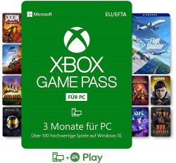 Xbox Game Pass für PC | 3 Monate Mitgliedschaft  für 19,99€ statt PVG Idealo 29,90€  @amazon