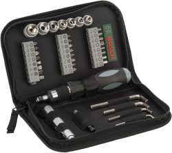 Amazon: Bosch Mixed Set Zip Case Werkzeugtasche mit Schraubendreher Bit Set 38 teilig für nur 22,66 Euro statt 30,99 Euro bei Idealo