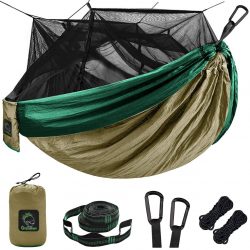Amazon: Grassman Fallschirm-Nylon-Hängematte mit Moskito / Käfernetz mit Gutschein für nur 11,99 Euro statt 23,99 Euro