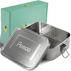 Amazon: Pemoo Premium-Edelstahl Lunchbox mit Gutschein für nur 16,49 Euro statt 32,99 Euro