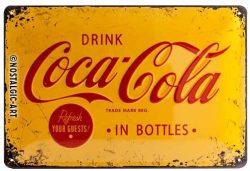 Nostalgic-Art Retro Blechschild, Coca-Cola für 4,49€ (PRIME) statt PVG  laut Idealo 11,69€ @amazon