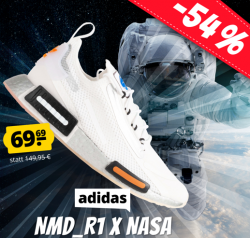 Sportspar: Adidas NMD_R1 x NASA Spectoo BOOST Sneaker für nur 69,69 Euro statt 112,90 Euro bei Idealo