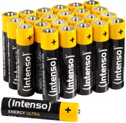 Amazon: 48 Stück Intenso Energy Ultra AAA Micro LR03 Alkaline Batterien für nur 7,98 Euro statt 15,32 Euro bei Idealo