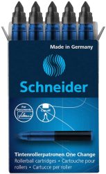 Amazon: 5 Stück Schneider 185401 Rollerpatrone One Change für Tintenroller dokumentenecht nicht löschbar für nur 1,65 Euro statt 4,63 Euro bei Idealo