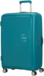 American Tourister Soundbox – Spinner L Erweiterbar Koffer, 77 cm, 110 L, Jade Green  für 77,95€ statt PVG  laut Idealo 104,59€ @amazon