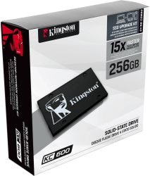 Kingston KC600 2,5 Zoll 256GB SSD Festplatte für 32,99 € (41,99 € Idealo) @Amazon