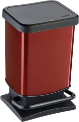 Rotho Paso Mülleimer 20l mit Deckel, Kunststoff (PP) BPA-frei, rot, 20l für 14,71€ statt PVG laut Idealo 22,08€ @amazon