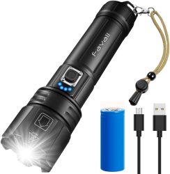 Amazon: Favali XHP 90 10000 Lumen Taktische Aufladbare LED Taschenlampe mit Gutschein für nur 14,99 Euro statt 29,99 Euro
