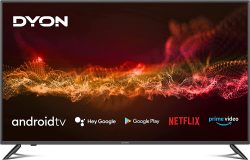 DYON Smart 50 AD 125,7 cm (50 Zoll) 4K UHD Triple Tuner Android Smart TV mit Google Assistant für 358,99 € (399,00 € Idealo) @Amazon