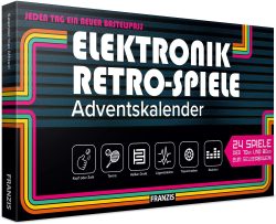 FRANZIS Elektronik Retro-Spiele Adventskalender mit 24 Spiele der 70er und 80er zum Selberbauen für 15 € (22,88 € Idealo) @Franzis