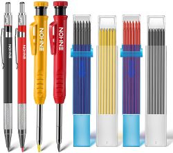 Amazon: 4 Stück Enhon Tischler Bleistifte mit 40 Ersatzminen mit Gutschein für nur 13,19 Euro statt 21,99 Euro