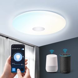 Amazon: Aigostar Smart LED Deckenleuchte mit Alexa und Google Home Steuerung mit Gutschein für nur 14,79 Euro statt 36,99 Euro