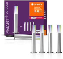 5 Spots LEDVANCE Smart+ RGB LED Gartenleuchten kompatibel mit Alexa und Philips Hue Bridge für 29,99 € (49,00 € Idealo) @eBay