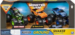 Amazon: Monster Jam 3er-Pack Ground Shaker Spritzguss Spielzeugautos für nur 13,79 Euro statt 22,98 Euro bei Idealo