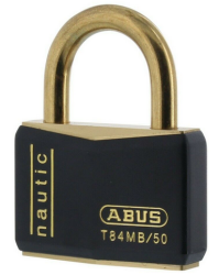 ABUS T84MB/50 nautic Messing Vorhängeschloss mit 2 Schlüssel für 9,74 € (15,32 € Idealo) @eBay