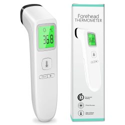 Amazon: DGVDO Kontaktloses Infrarot Fieberthermometer mit Fieberalarm mit Gutschein für nur 9,99 Euro statt 19,99 Euro