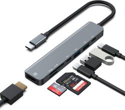 Amazon: Fxlpower 7-IN-1 USB C Multifunktions Hub mit 4K HDMI mit Gutschein für nur 19,99 Euro statt 39,99 Euro