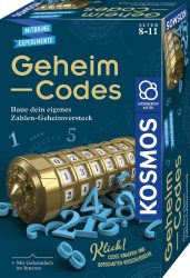 Amazon: KOSMOS 658076 Geheim-Codes – Baue ein eigenes Zahlen-Geheimversteck für nur 5,69 Euro statt 9,59 Euro bei Idealo