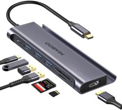 Amazon: MIABOO 7 in 1 Typ-C-Hub-Adapter mit 4K HDMI-Ausgang mit Gutschein für nur 16,99 Euro statt 33,99 Euro