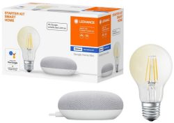 LEDVANCE Smart+ Starterkit mit Google Home Mini + Dimmbare Bluetooth LED Leuchte für 12,49 € (22,94 € Idealo) @Voelkner