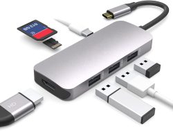 Amazon: Kakacell 7-in-1 Multiport USB-C Hub mit 4K HDMI Port mit Gutschein für nur 14,99 statt 29,99 Euro